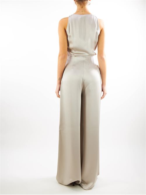 Flowing cr?pe jumpsuit with bra accessory Elisabetta Franchi ELISABETTA FRANCHI | Jumpsuits | TU02042E2155